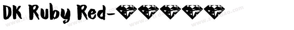 DK Ruby Red字体转换